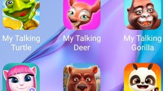 My Talking(Deer, Turtle) Vs My Talking Angela 2 screenshot 4