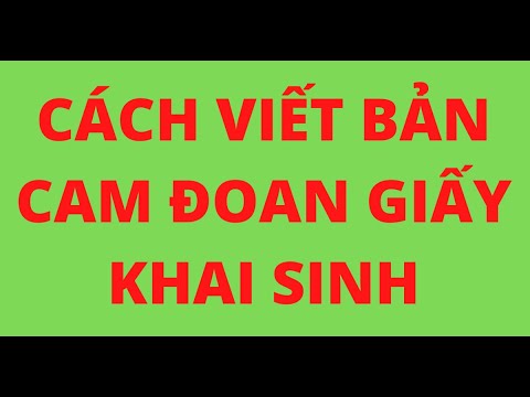 HOW TO WRITE A BIRTH CERTIFICATE AFFIDAVIT - youtube