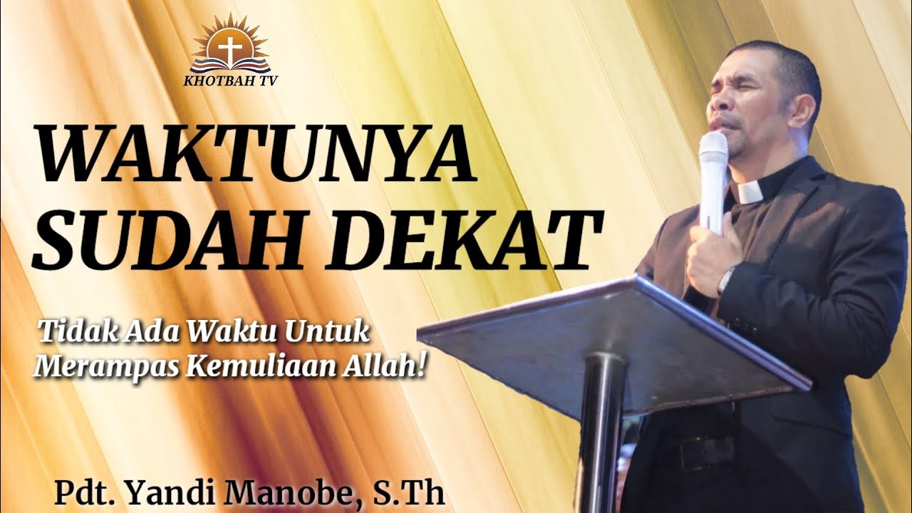 Hidup Orang Kristen - 1 Petrus 4:7-11 | Pdt.Yandi Manobe, S.Th