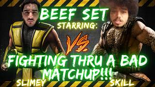 UnbearableSkill vs Slimey | FIGHTING THRU A BAD MATCHUP!!! 🎤👀🔥😱