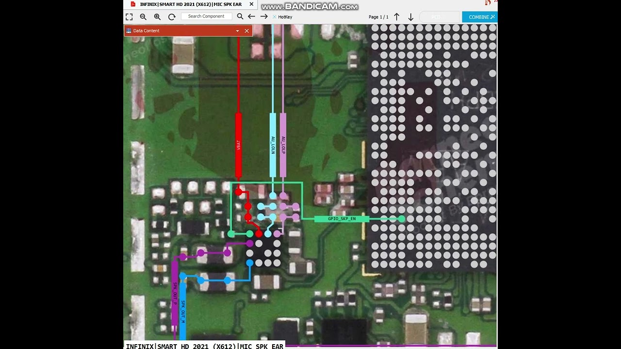 INFINIX Smart HD 2021  X612B Mic Speaker  Ear piece  hardware schematic diagram