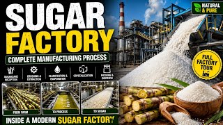 Sugar Factory | Complete Sugar Manufacturing Process | Factory Documentary