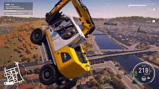Construction Simulator, летающий экскаватор (flying excavator) screenshot 5