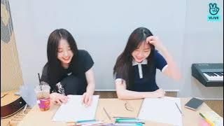 Karin Cam that draws Hyeseong🎨 (엘리스 (ELRIS)/앨리스 (ALICE) 200630 VLIVE)