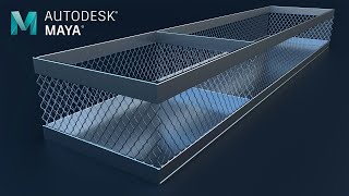 3D Modeling Desk Organizer using Duplicate Special in Autodesk Maya