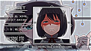 PRESET AM UKURAN [1:1] || DJ BIMBANG RAGU KANE🎶 || CHITOSE ITO🥵