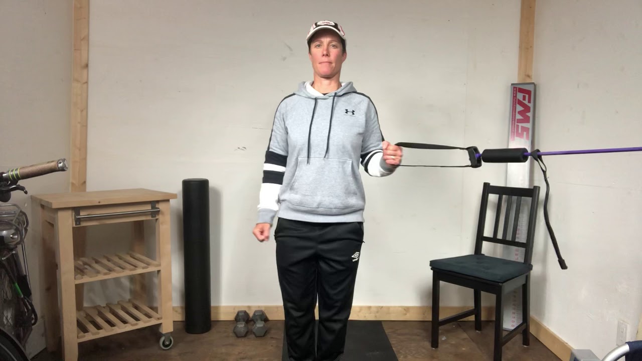 Band internal/external shoulder rotation - YouTube