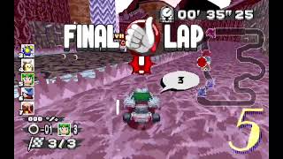 Gotta love those Final Lap comebacks - Dr Robotnik's Ring Racers 2.3