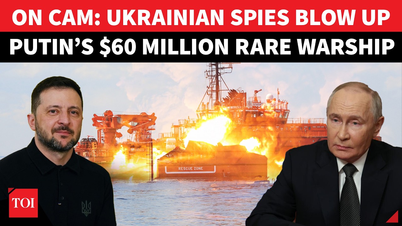 On Cam: Moment When Putin's Rare $60 Million Warship Was DESTROYED By American Ally | Watch
