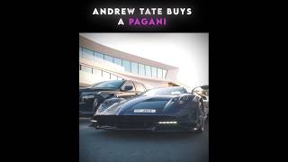 Andrew tate buys a Pagani Net Worth