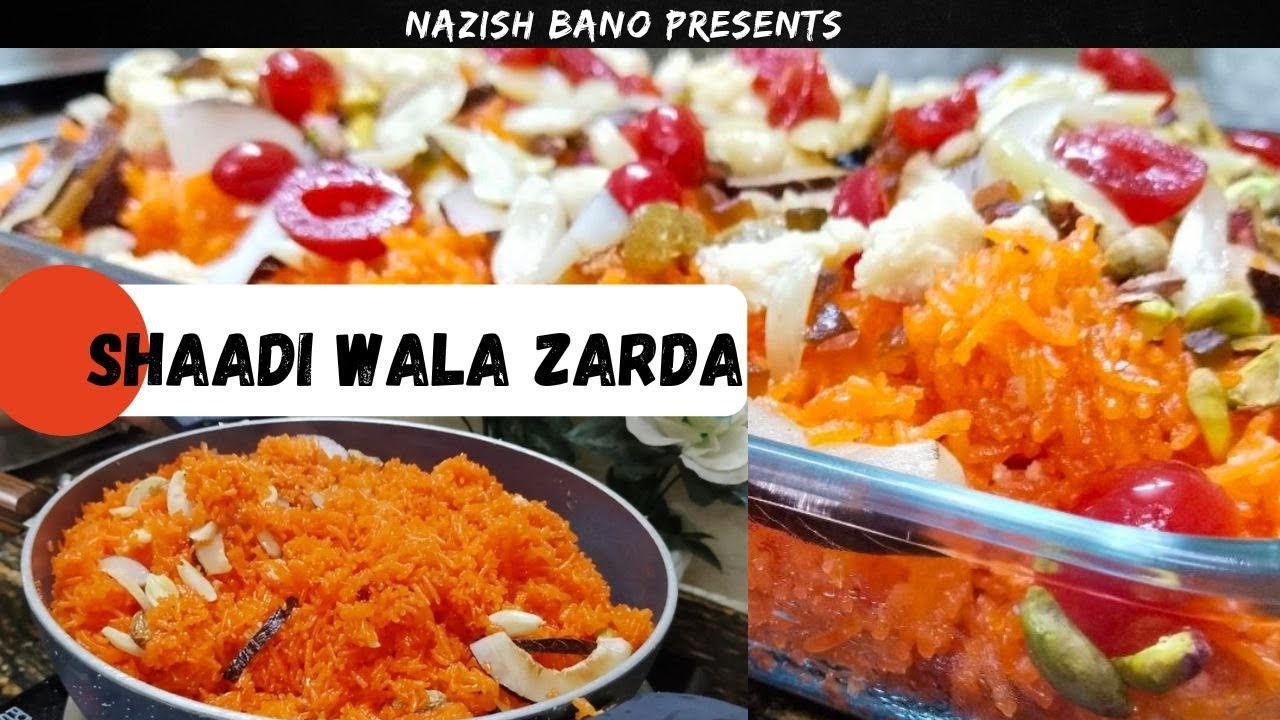How To Make Shadi Vala Zarda (Wedding Style Sweet Rice)