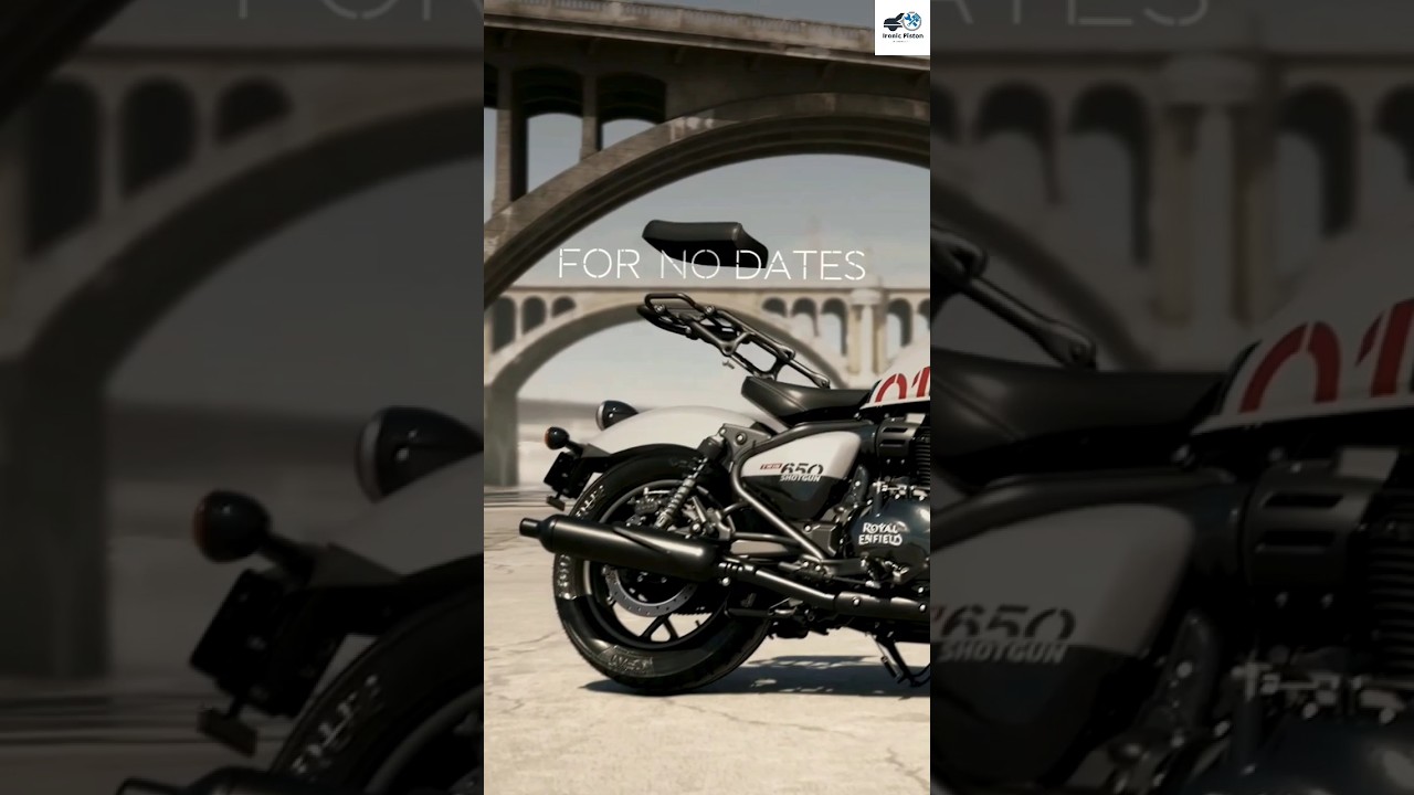 Royal Enfield Shotgun 650 Single seat arrangement 