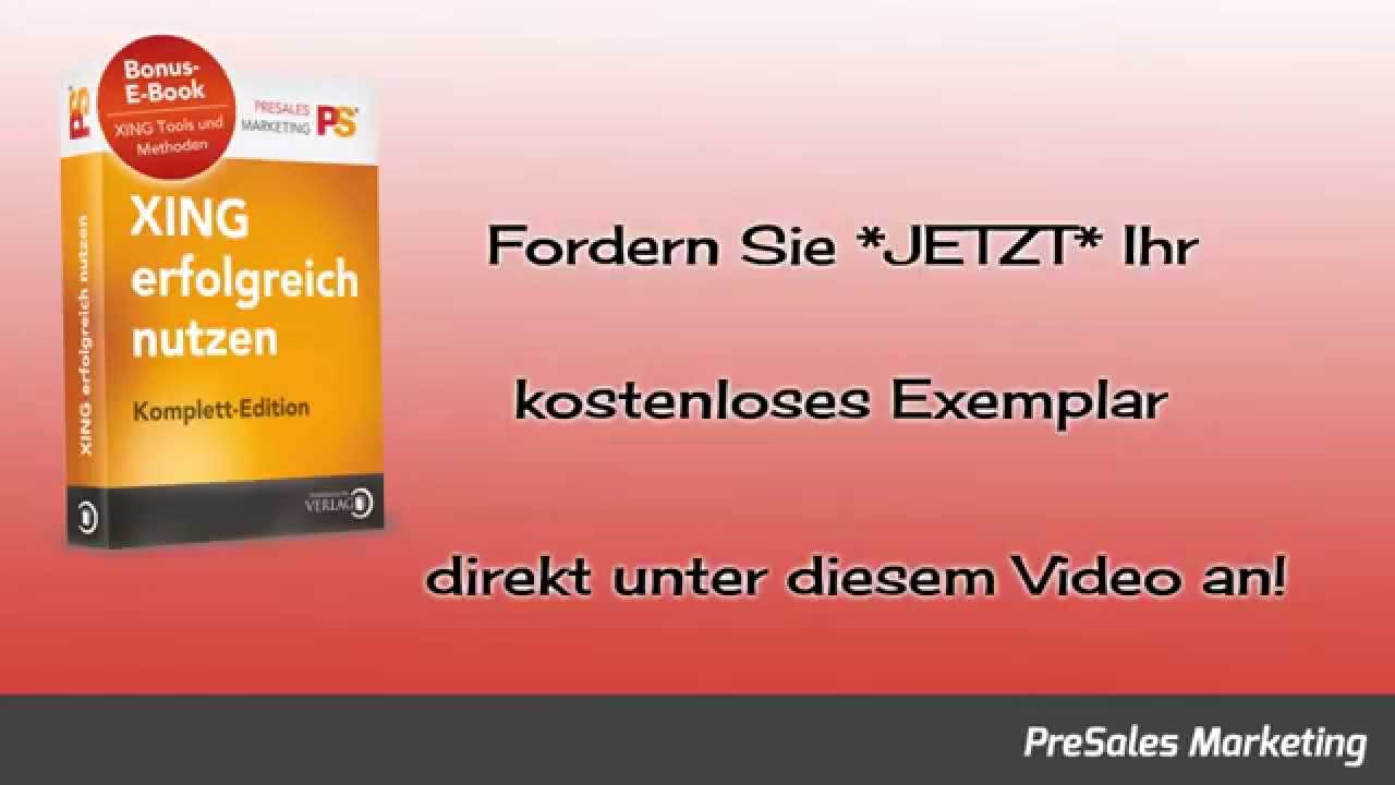 Das kostenlose E-Book "Xing erfolgreich nutzen"