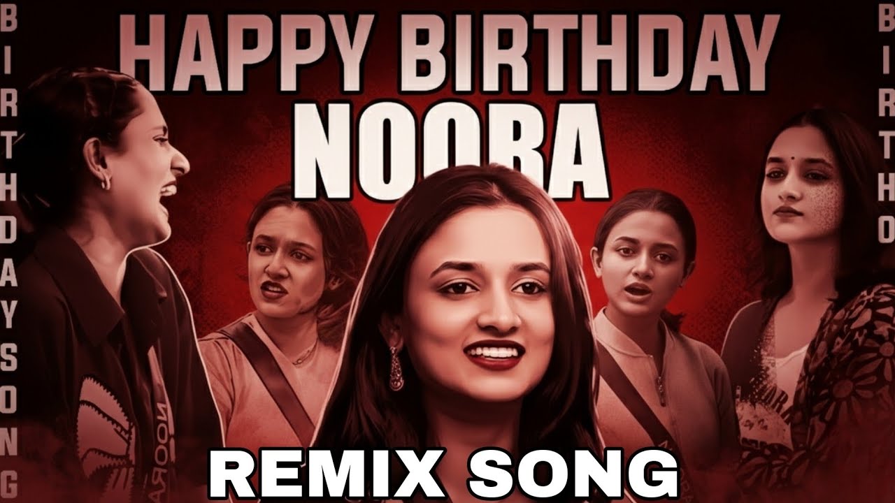 HBD Noora Remix Song🕺 | Fathima Noora | Sahad Sahho | Moonlight Media | #blackgemcreations 
