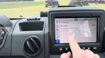 How to use Polaris Ride command with Plows