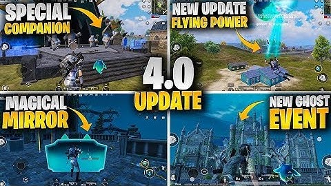 🔥BGMI NEW 4.0 UPDATE - Magical Horror Ghost Mode,New Features and powers | 4.0 Update Gameplay PUBG 