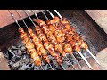 Куриный шашлык на мангале | Chicken shish kebab recipe