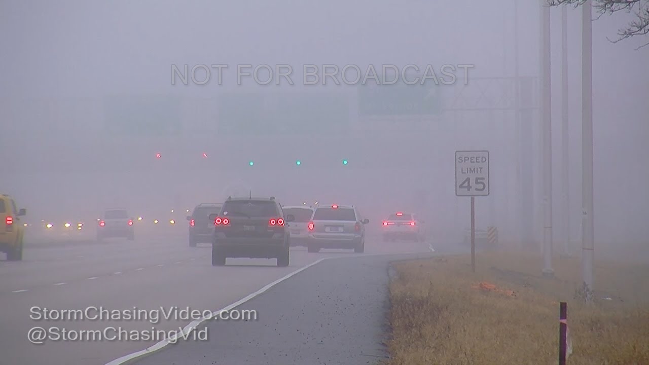 Marion, IL Extreme Dense Daytime Fog - 1/2/2017