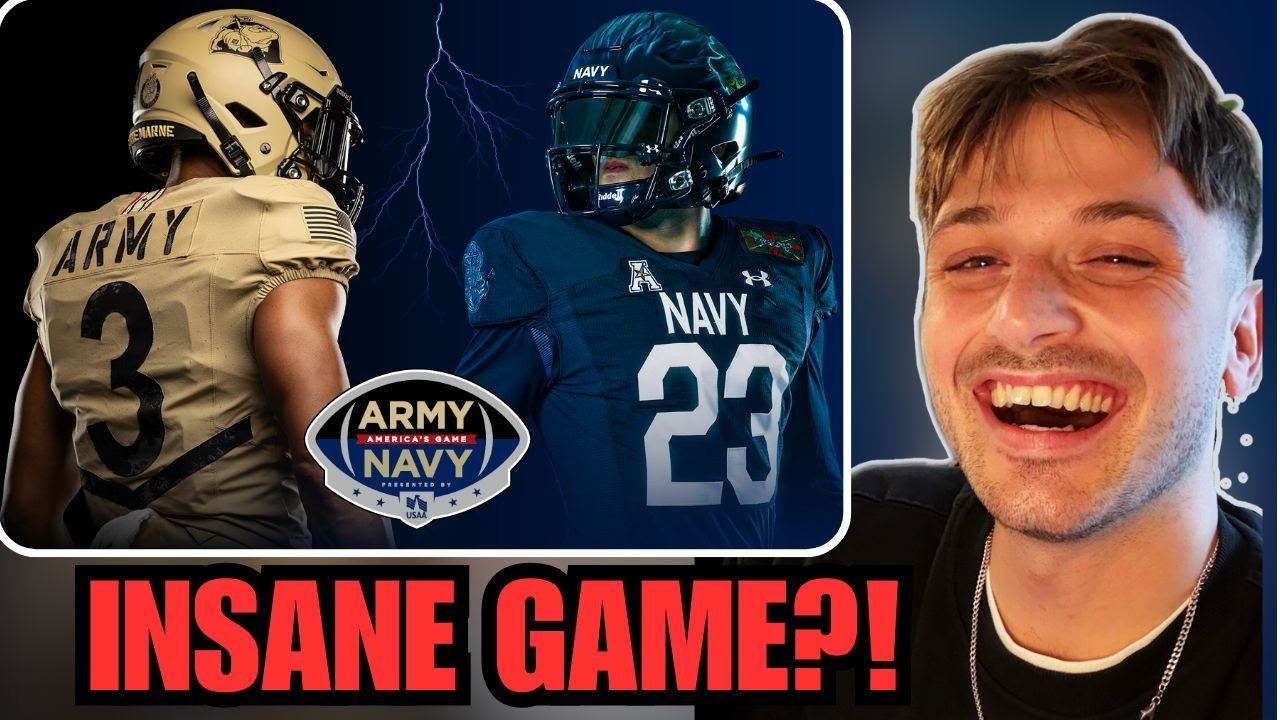 European Reacts to THE US ARMY AND NAVY FOOTBALL GAME!