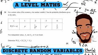 A Level Maths | Statistics | Discrete Random Variables | Live Exam Question Walkthrough