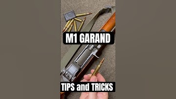 M1 Garand.  Tips and Tricks for loading and unloading. #wwii #wwiihistory #ping #shorts #shortvideo