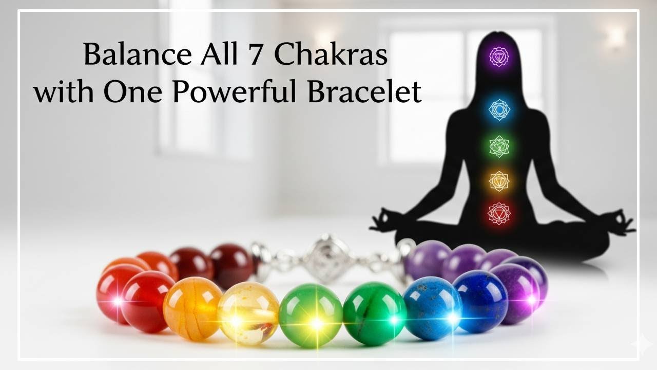 7 Chakra Crystal Bracelet | Balance All Chakras with Healing Crystals | Aura Scan by AstroPuja
