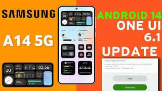 Samsung A14 5G : OneUI 6.1 Update🔥| AI New Features| Release Date| Bug's Fix|New Software Update A14