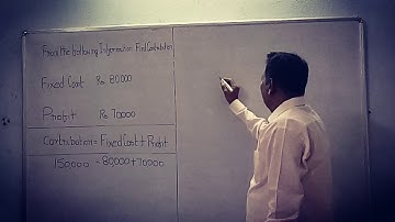 Advanced Management Accounting #Marginal Costing #Bcom #Bsc(#MACS) #Mcom #CA #CMA(1)