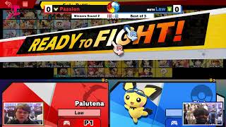 Law (Palutena) vs Passion (Pichu) - WR 2 - Fire & Ice #28 (Feat: Melee, Ult & Strive)