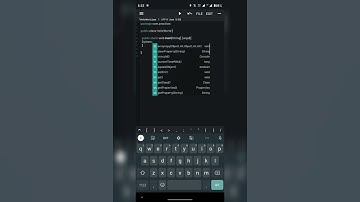 Hello world Java program on mobile.