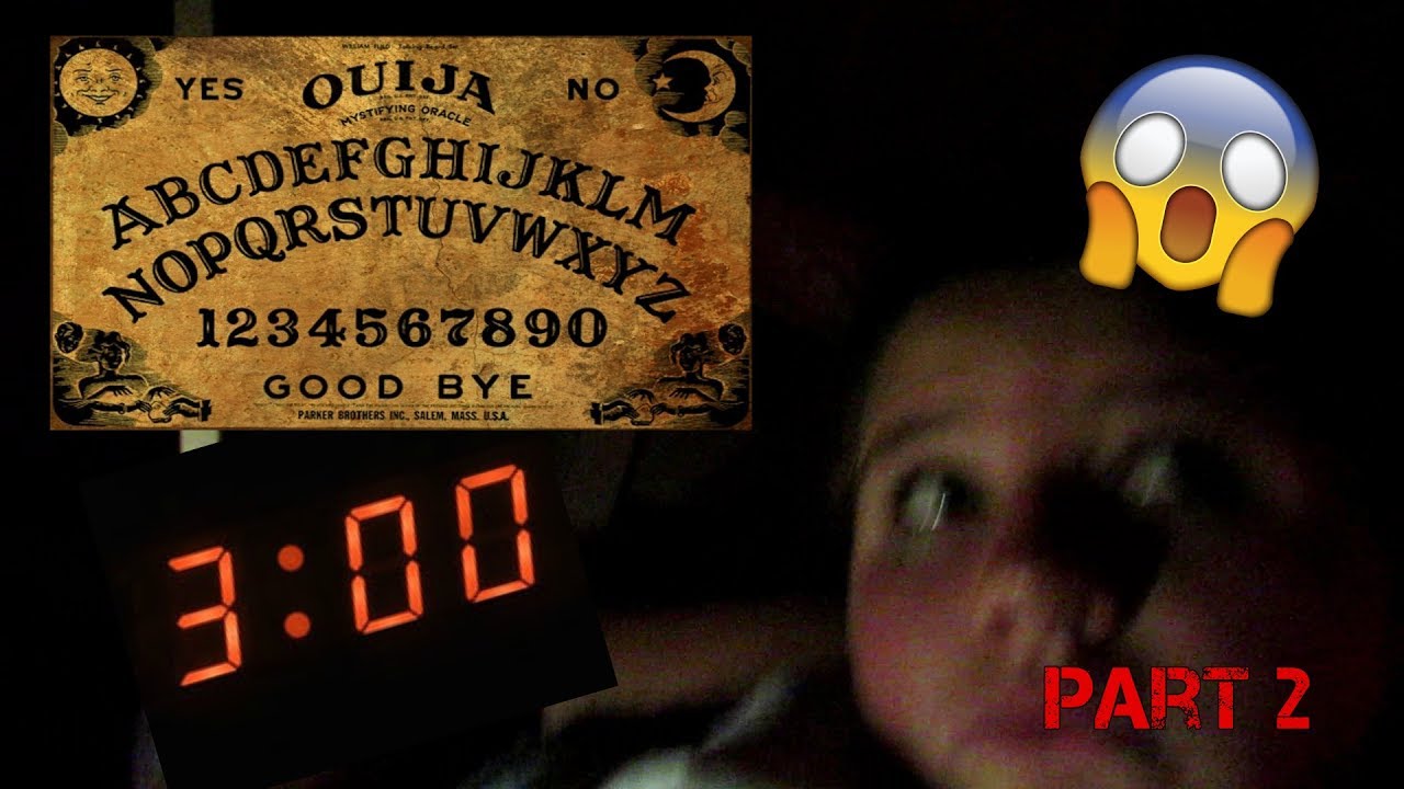 (3 AM CHALLENGE) PLAYING THE OUIJA BOARD AND CAT SCRATCH AT 3 AM 2