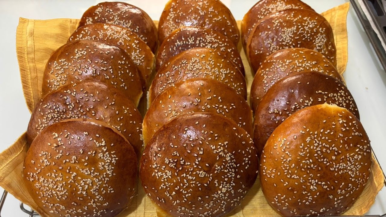 بعجين سحري حضروا احلى خبز برغر واشهى كرص بلدي