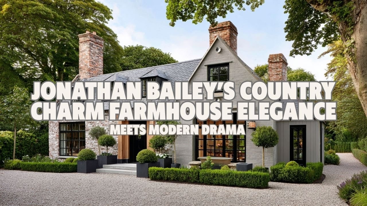 Jonathan Bailey’s Country Charm Farmhouse Elegance Meets Modern Drama