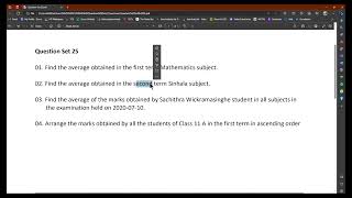 DBMS (DataBase Management System) | Question Set 25 Wealth
