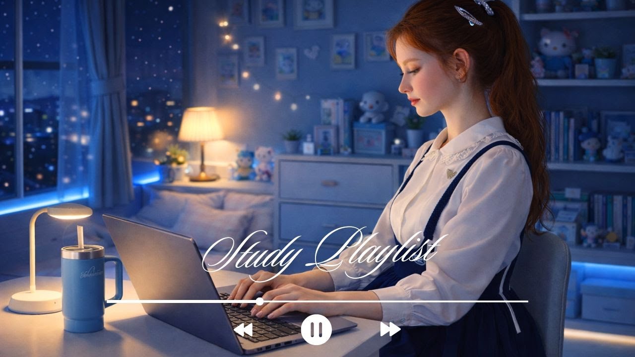 Late Night Study Session| Soft Focus Energy✨ | R&B Lo-Fi for Study & Work