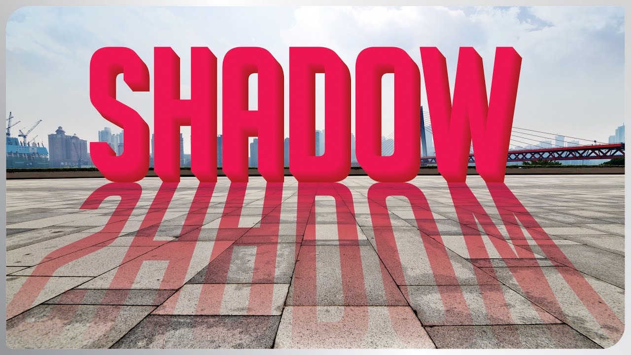 Long Shadow Effect in CorelDraw | Perspective Text Shadow | Ayan ...