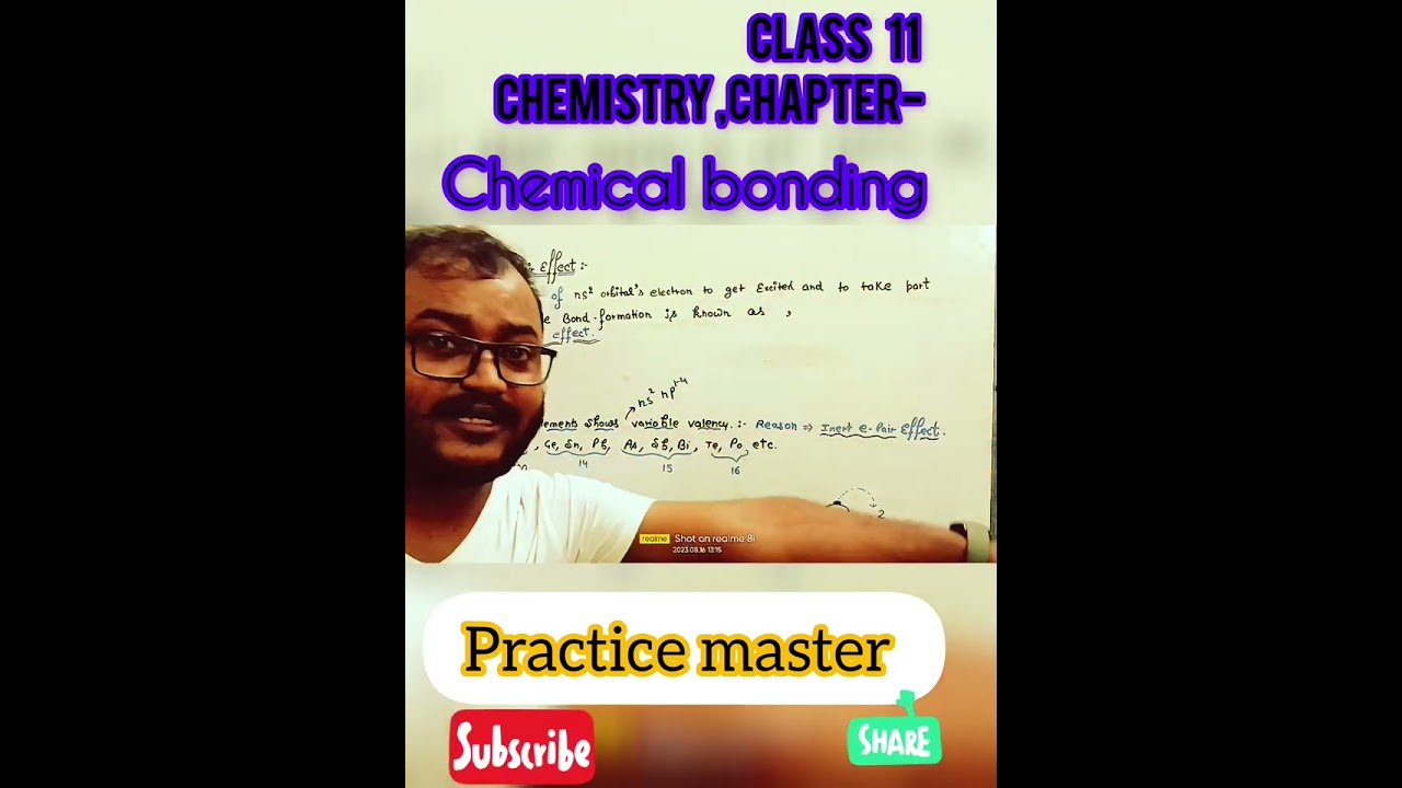 INERT PAIR EFFECT class11th chemistry.
