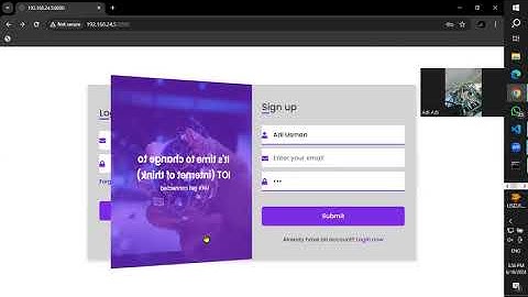 Video Demo Aplikasi Monitoring IOT Kelompok 2 Pemograman WEB II