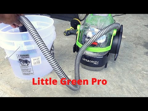 Como Usar y Como Limpiar el Extractor Little Green Pro de Bissell - YouTube