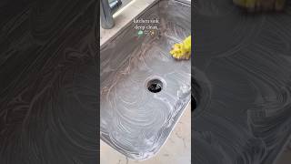 Kitchen sink deep clean day! 🫧✨ #cleaning #asmr #deepcleaning #cleanwithme #cleaninghacks