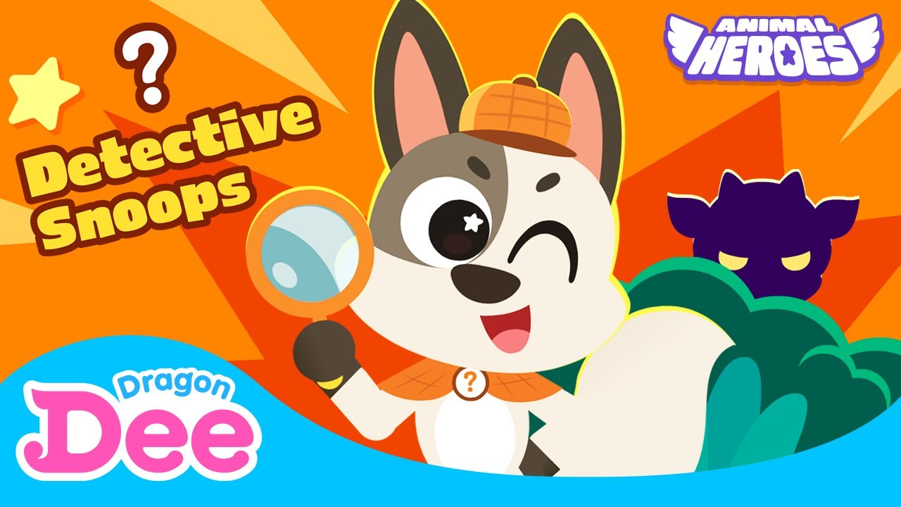 Detective Snoops Help! Animal Heroes! 🚨 Dragon Dee Songs for