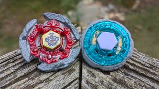 Hell Crown 130FB vs Rock Leone 145WB | Metal Fight Beyblade メタル