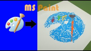 Making MICROSOFT PAINT in Minecraft using Commands