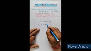 Geomatrix: Grade 12 Maths - Arithmetic Sequence Lesson Two