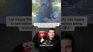 Raiders DE Maxx Crosby was happy to see Indiana QB Fernando Mendoza being drafted to their franchise