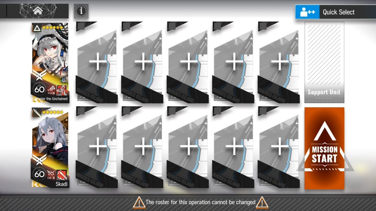 [Arknights] DV-8  - 2 Abyssal Hunters (No Potentials)