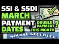 ✅STIMULUS CONFIRMED🔥Social Security MARCH Payment Schedule $2000✅SSA Deposit Dates SSI,VA,SSDI