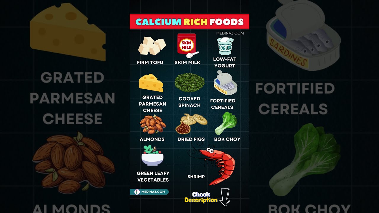 Top 10 Calcium Rich Foods For Stronger Bones Healthyfood Shortsvideo