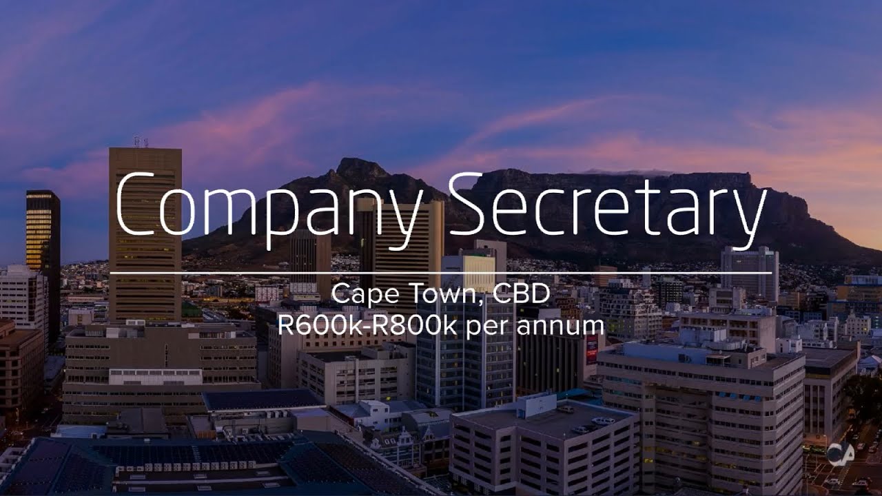 Company Secretary Job Cape Town, CBD CA Financial Appointments
