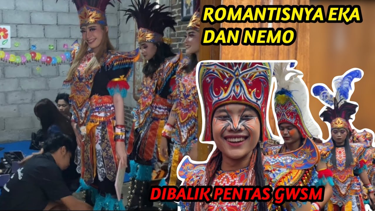 ROMANTISNYA NEMO DAN EKA || DIBALIK PENTAS GWSM